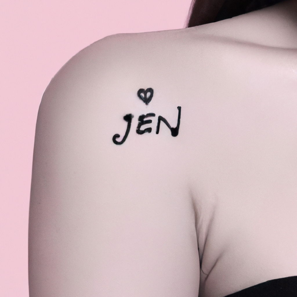 Những hình xăm đẹp của Jennie