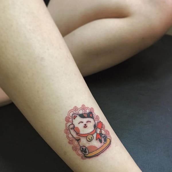 Các tattoo may mắn