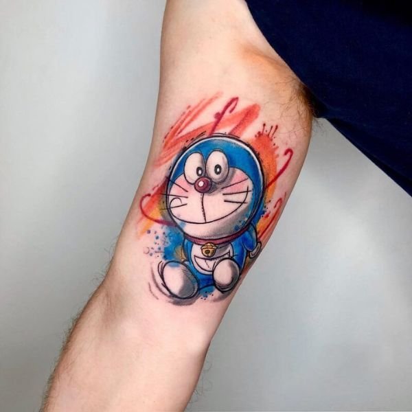 Hình xăm doraemon đẹp