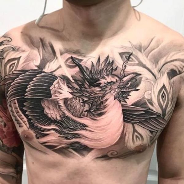 Mẫu tattoo phượng hoàng đẹp