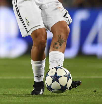 Tattoo On Left Leg Paulo Dybala Editorial Stock Photo - Stock ...