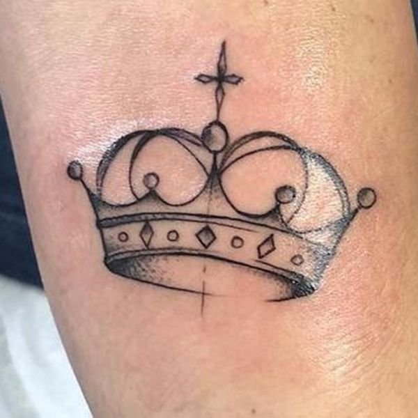 tatoo vương miệng mini