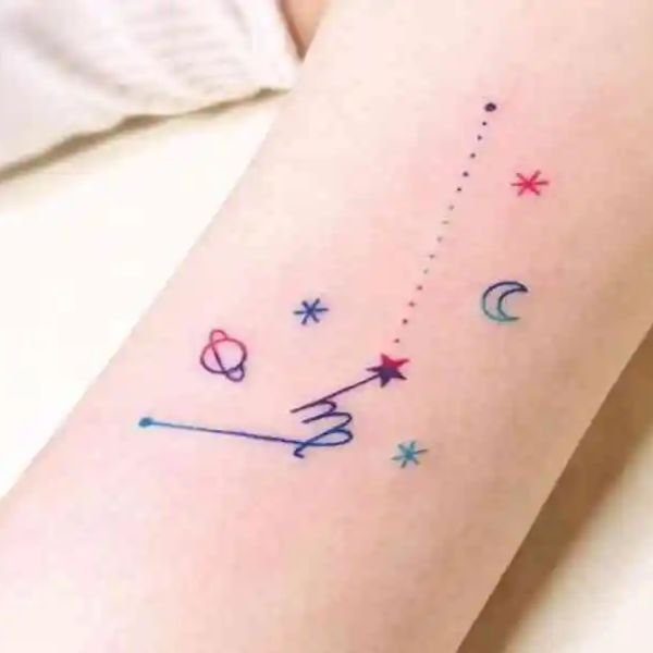 Tatoo xử nữ mini