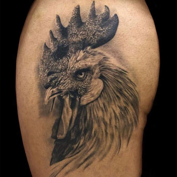 Tattoo 12 con giáp tuổi dậu đẹp