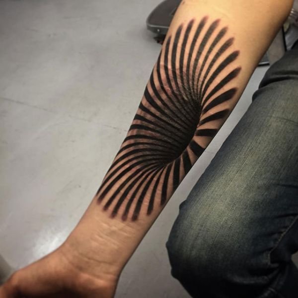 Tattoo 3d đẹp ở tay