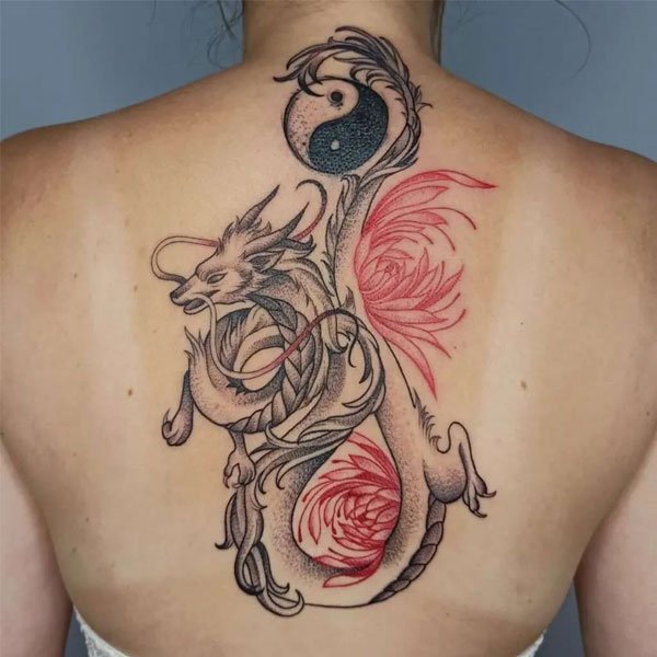 Tattoo âm dương rồng