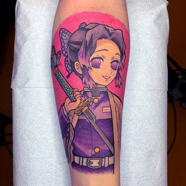 Tattoo anime siêu dễ thương