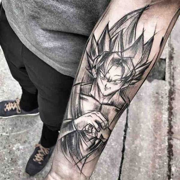 Tattoo anime songoku