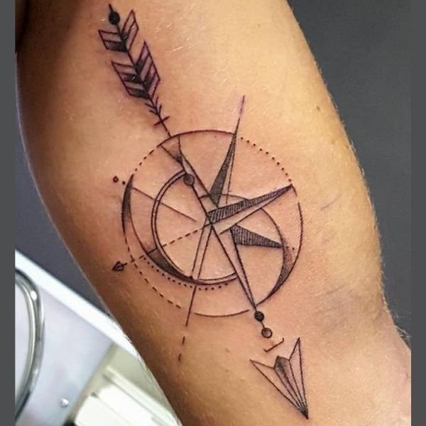 Tattoo bắp tay đẹp đơn giản