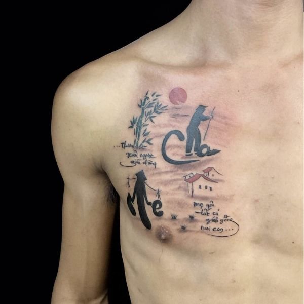 Tattoo cha mẹ nhỏ