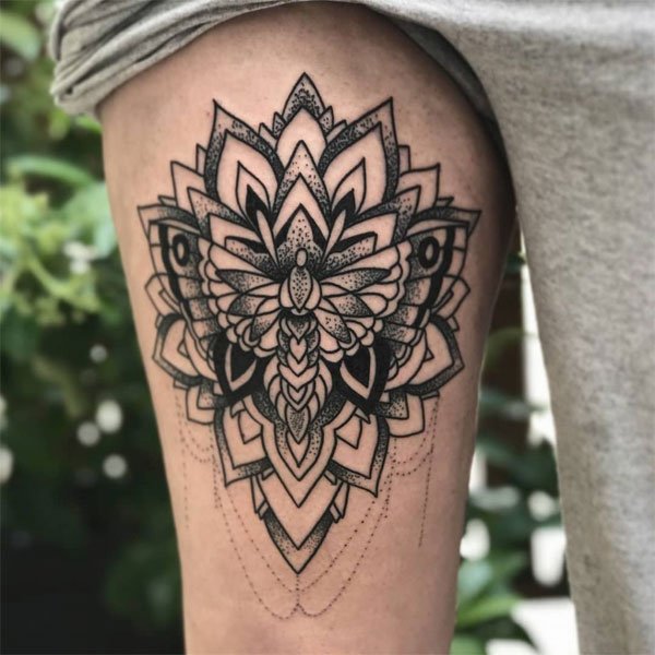 Tattoo chân nam siêu chất