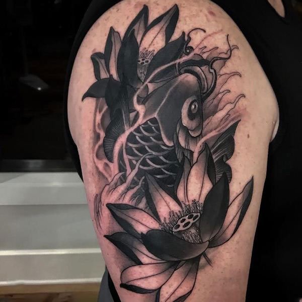 Tattoo châu á bắp tay đẹp