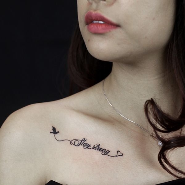 Tattoo chữ đẹp cho nữ ý nghĩa