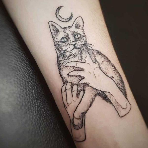 Tattoo con mèo ma mị