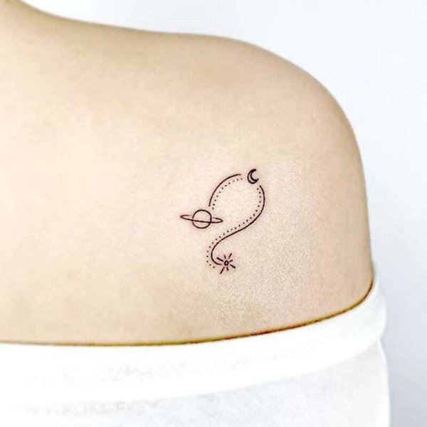 Tattoo cung sử tử mini