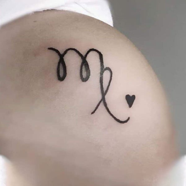 Tattoo cung xử nữ ở vai đẹp