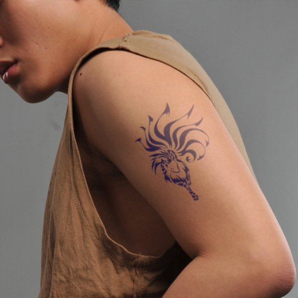 Tattoo cửu vĩ hồ ly cho nam