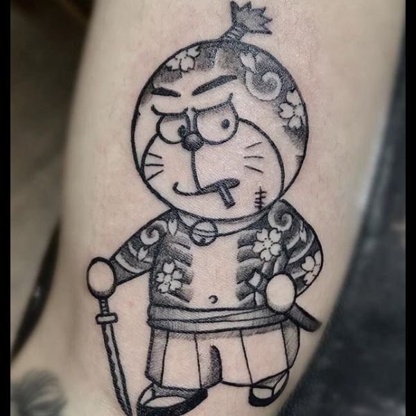 Tattoo doraemon yakuza