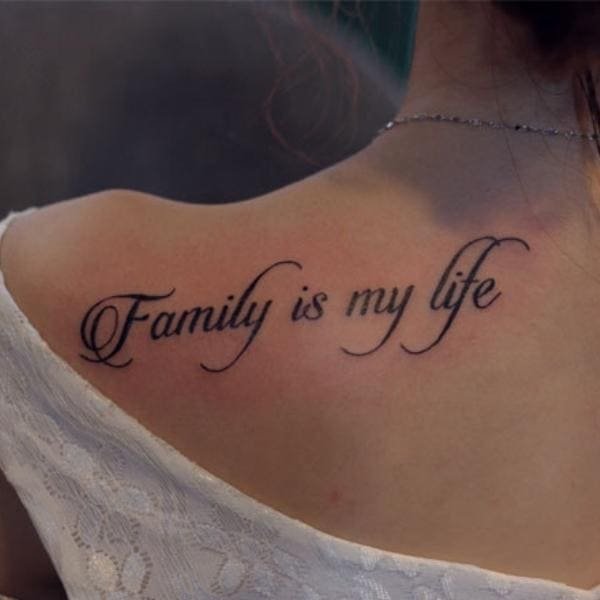 Tattoo family is my life