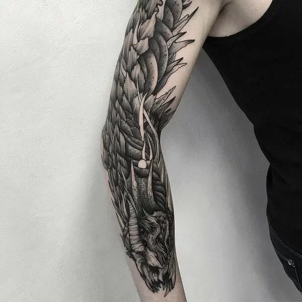 Tattoo full bắp tay