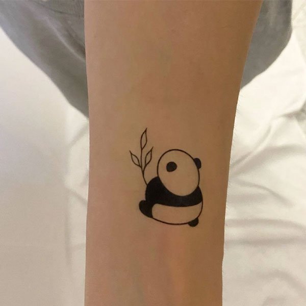 Tattoo gấu trúc mini đẹp