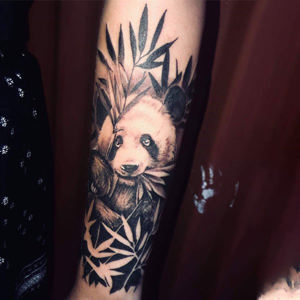 Tattoo gấu trúc siêu đẹp