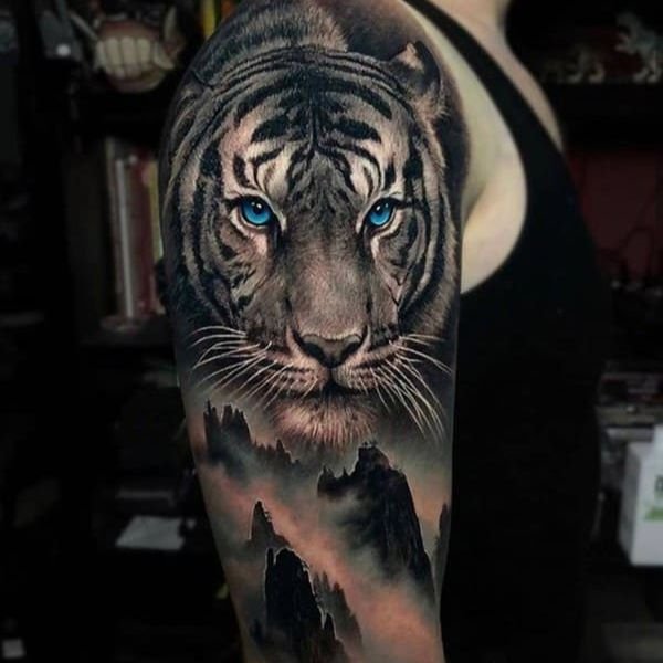 Tattoo hổ bắp tay