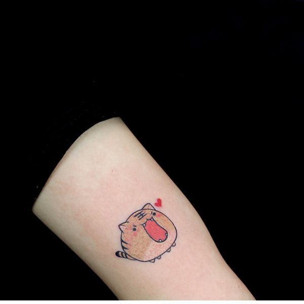 Tattoo hổ mini cute đẹp