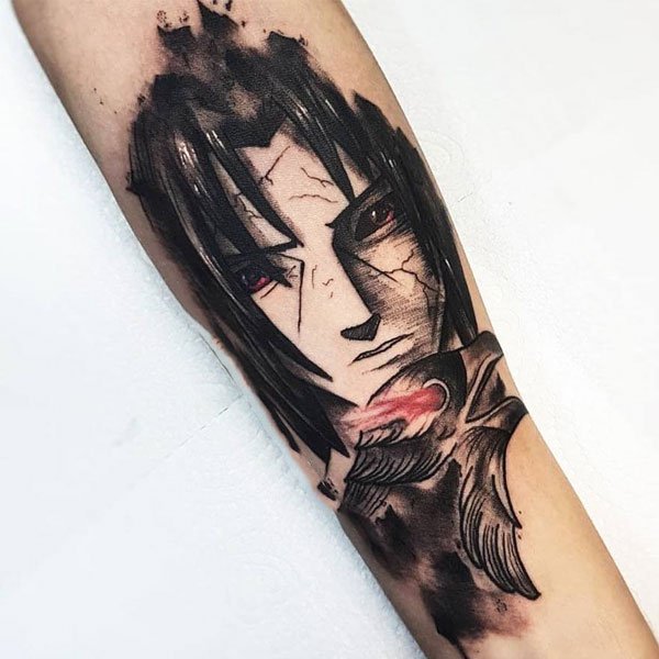 Tattoo itachi ở tay đẹp