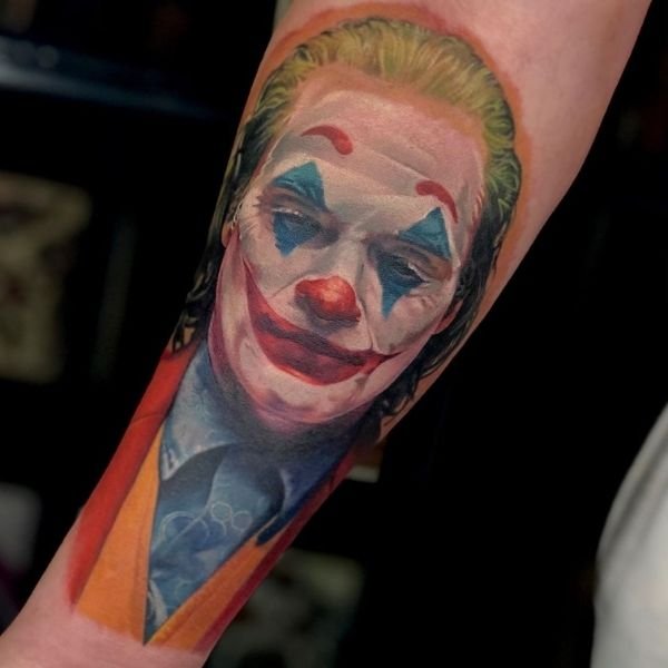 Tattoo joker lạnh lùng