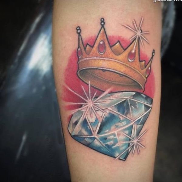 Tattoo kim cương 3d