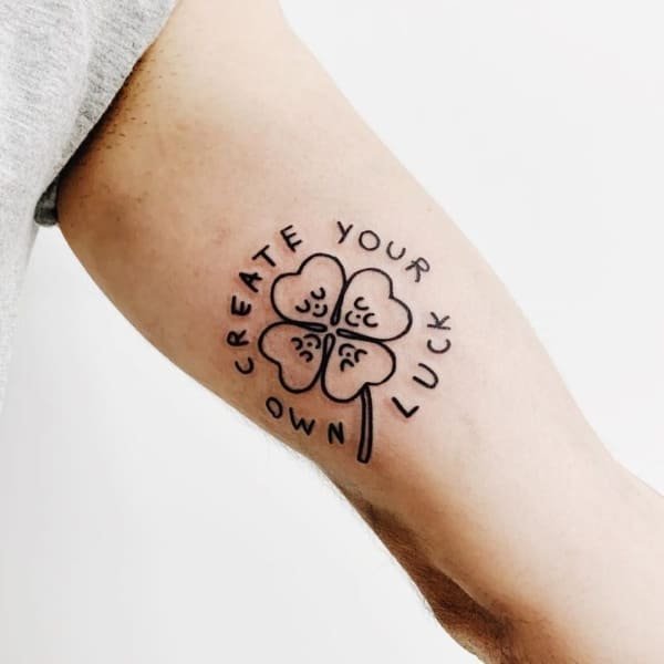 Tattoo may mắn cute