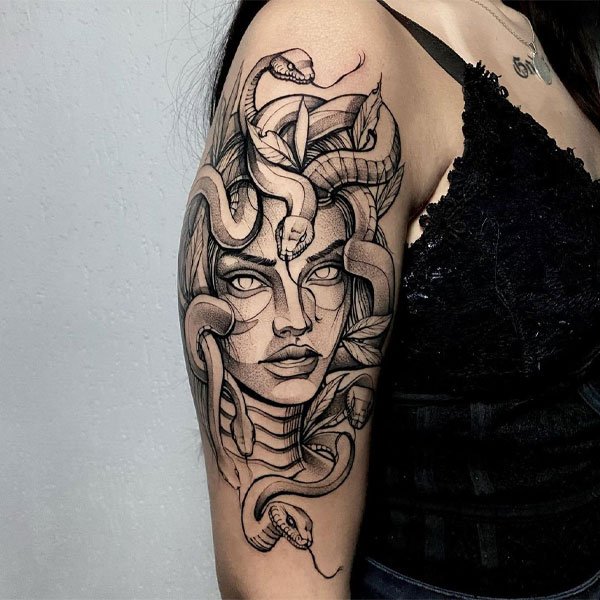 Tattoo medusa đẹp