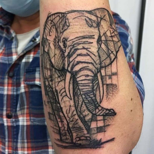 Tattoo mệnh kim ở tay đẹp