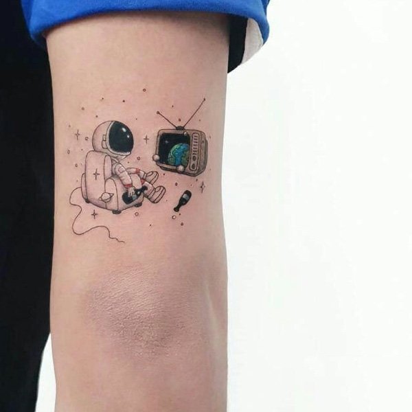 Tattoo mini cute bắpp tay