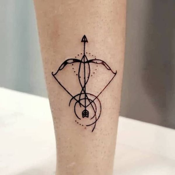 Tattoo mũi tên mini siêu chất