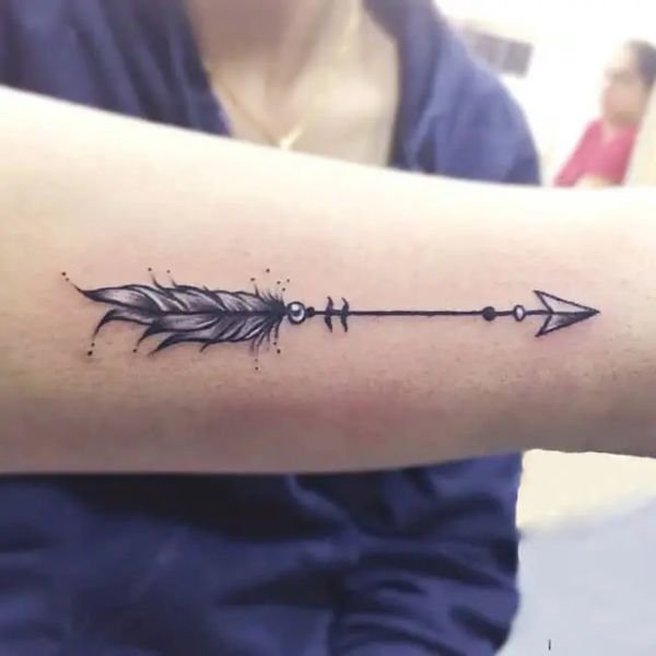 Tattoo mũi tên nam đẹp