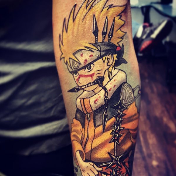 Tattoo naruto ngầu