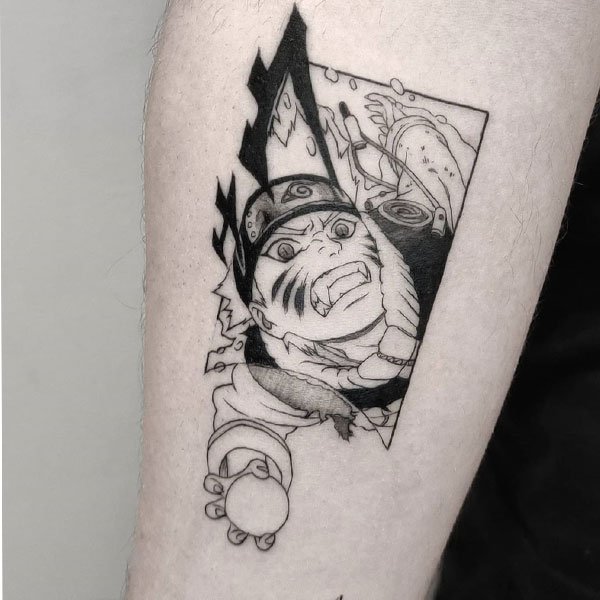 Tattoo naruto siêu ngầu và chất