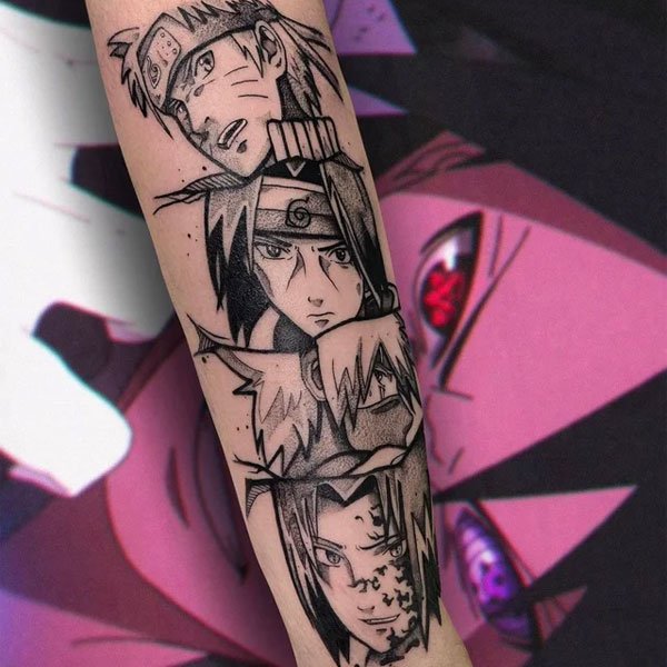 Tattoo naruto tay đẹp