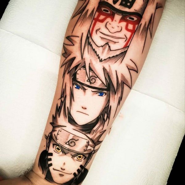 Tattoo naruto và các hokage