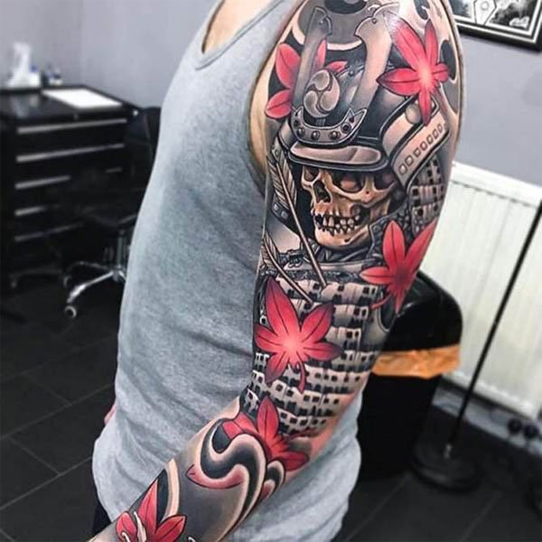 Tattoo nhật cổ samurai