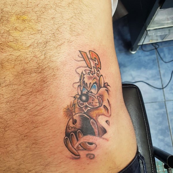 Tattoo nửa bụng mini đẹp