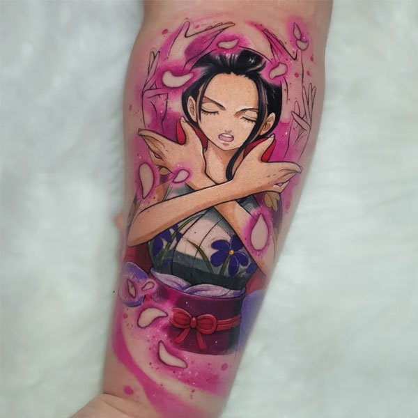 Tattoo one piece robin đẹp