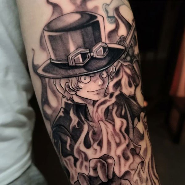 Tattoo one piece sabo