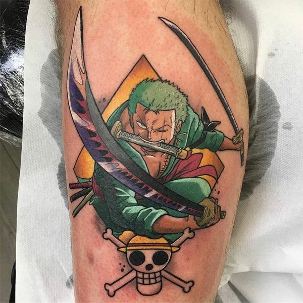 Tattoo one piece zoro