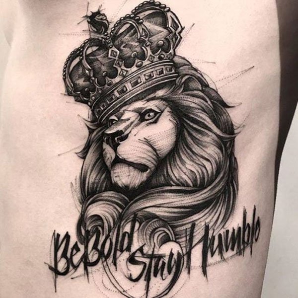 Tattoo phong thủy ở bụng