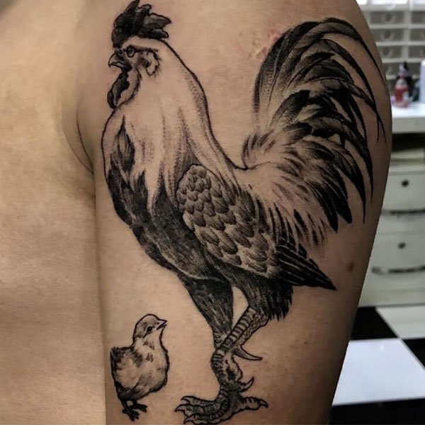 Tattoo phong thủy tuổi dậu