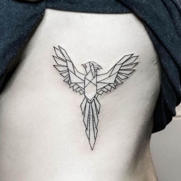 Tattoo phượng hoàng cổ