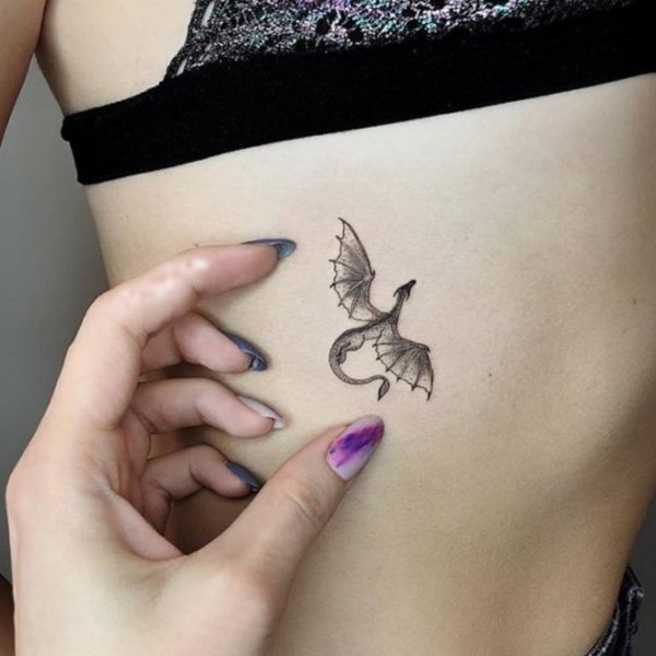 Tattoo rồng mini cute